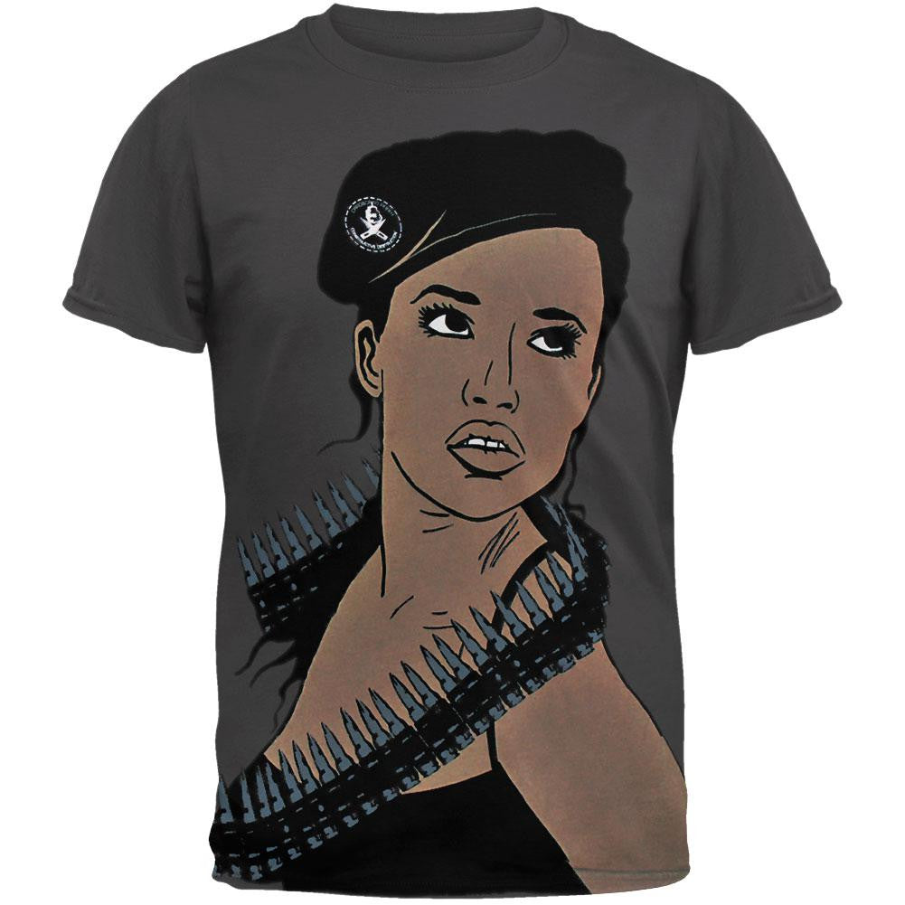Cardboard Robot - Revolution Girl Soft T-Shirt Men's T-Shirts Cardboard Robot LG Black