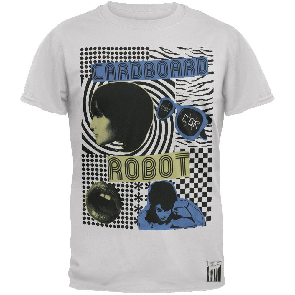 Cardboard Robot - Electro Trash Soft T-Shirt Men's T-Shirts Cardboard Robot SM White