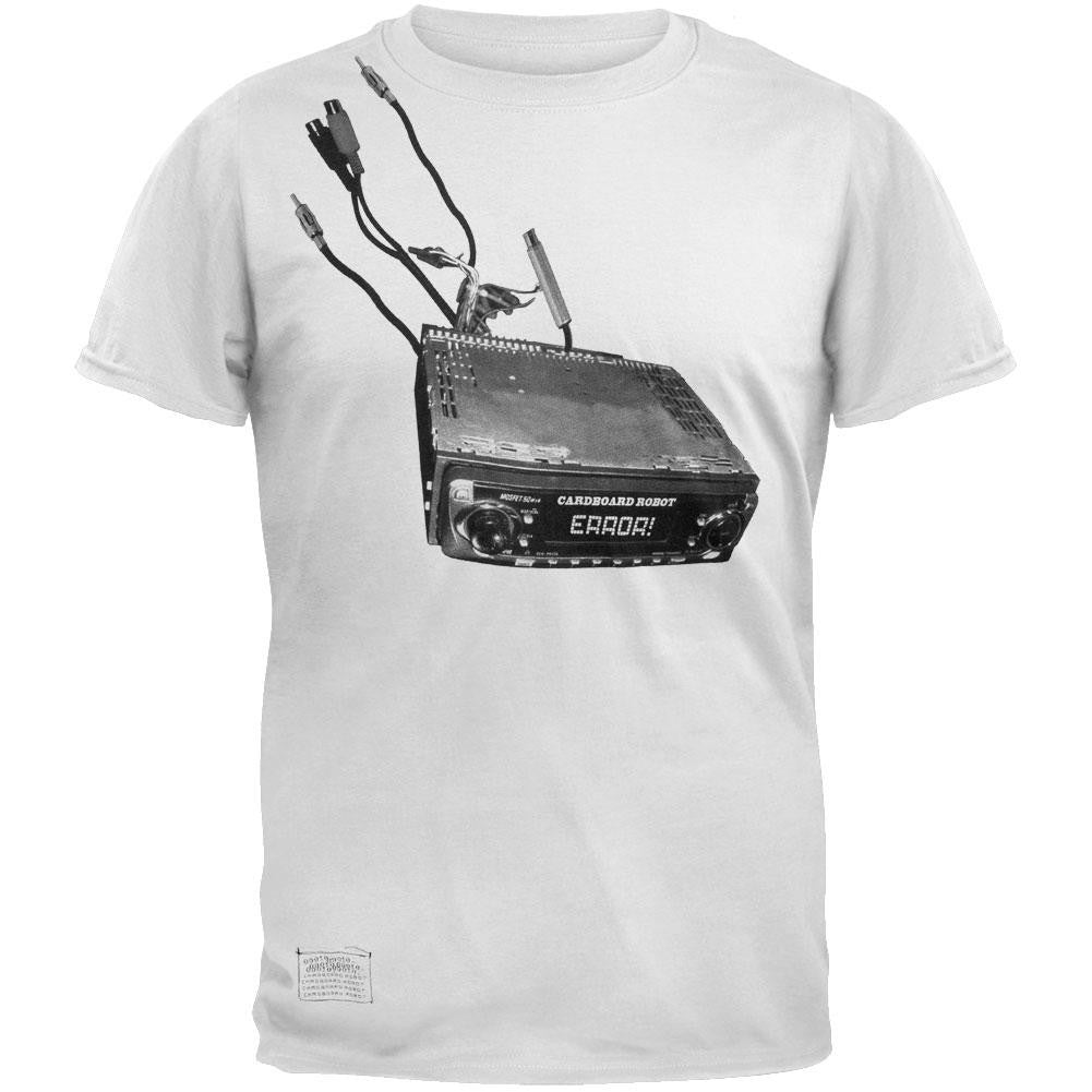 Cardboard Robot - Stereo Rip Soft T-Shirt Men's T-Shirts Cardboard Robot MD White