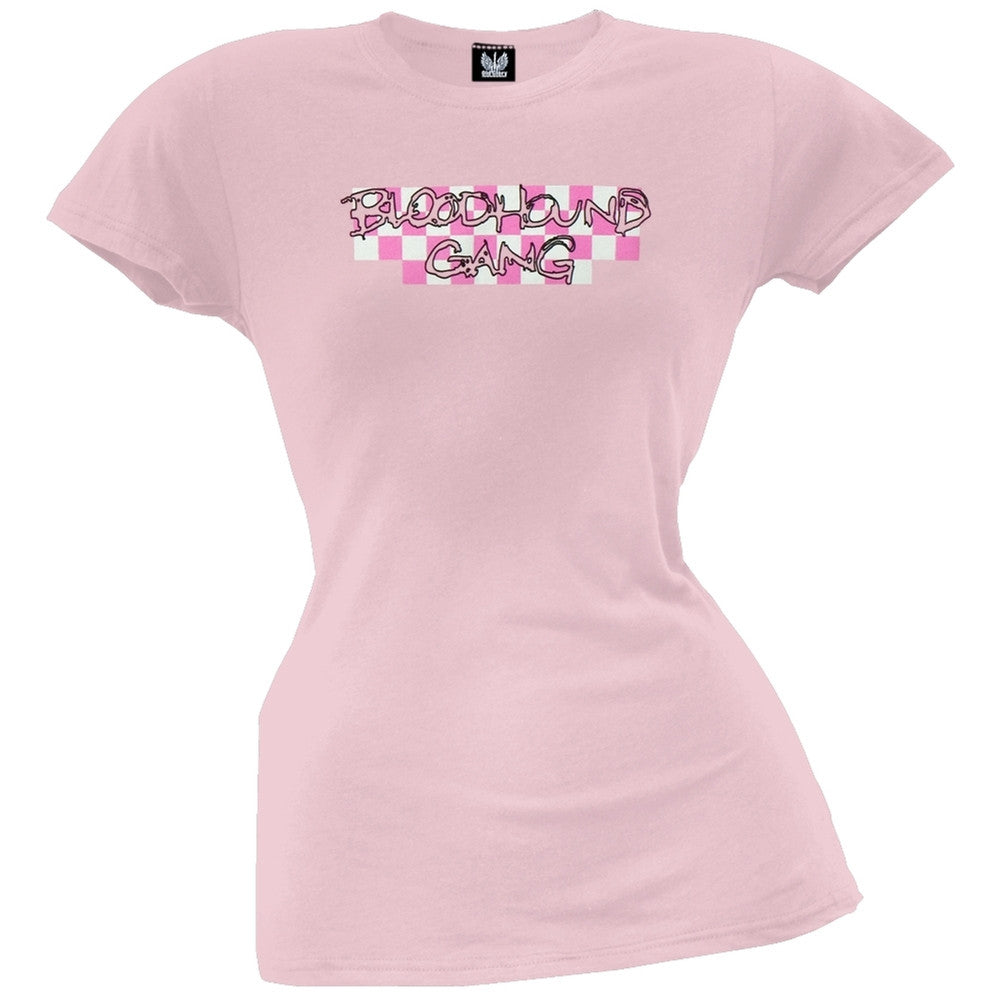 Bloodhound Gang - 80s Juniors T-Shirt Juniors T-Shirts Bloodhound Gang SM Light Pink