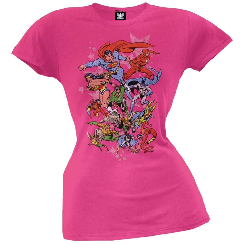 DC Comics - Super All-Over Juniors T-Shirt Juniors T-Shirts DC Comics