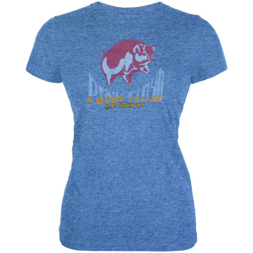 Pink Floyd - Pig Juniors T-Shirt Juniors T-Shirts Pink Floyd SM Blue