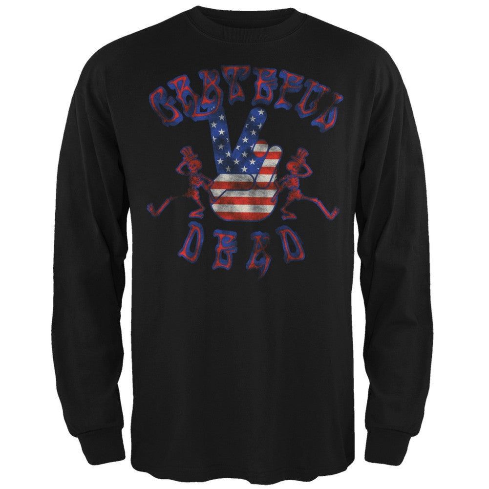 Grateful Dead - Peace Hand Long Sleeve T-Shirt Men's Long Sleeves Grateful Dead