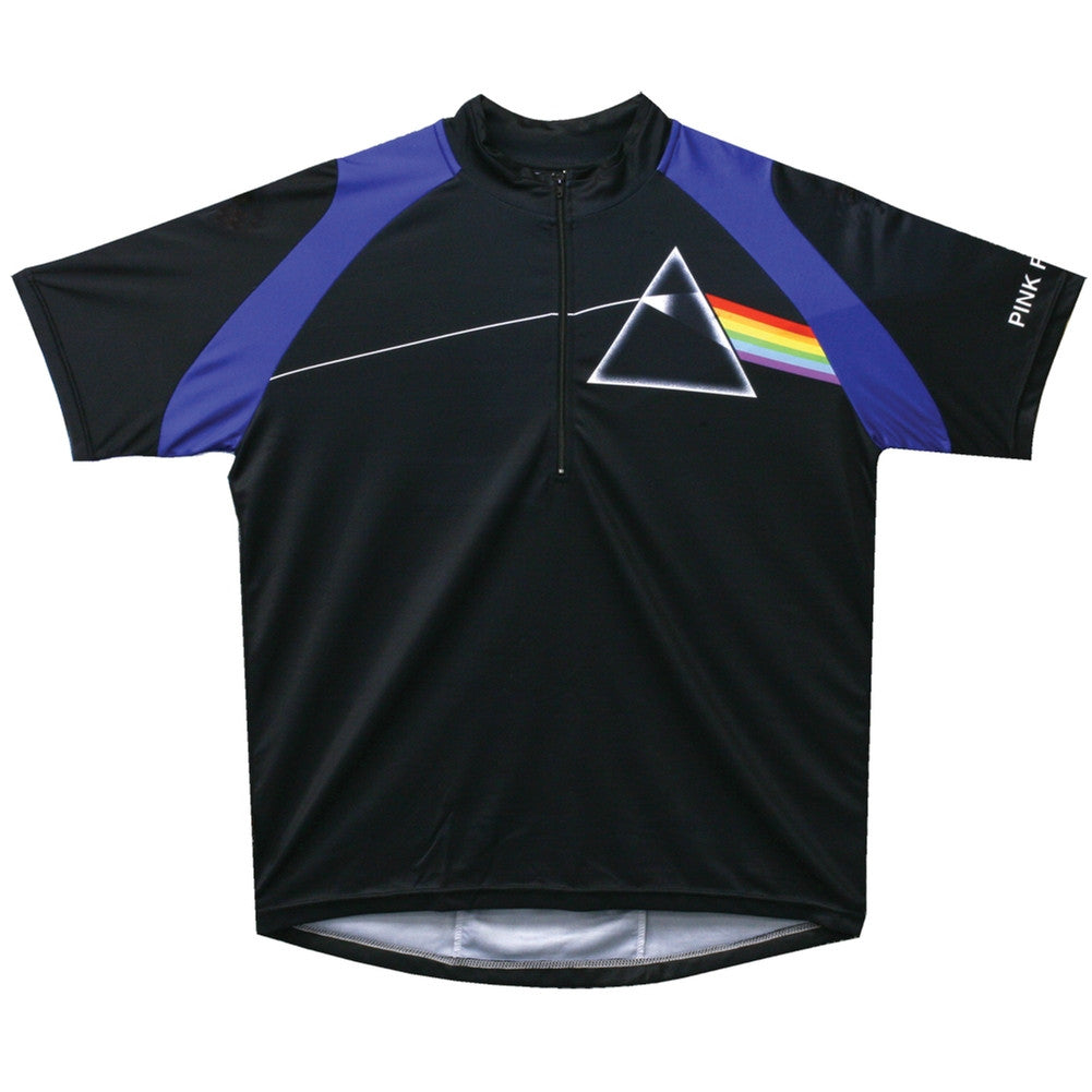 Pink Floyd - Dark Side Loose Fit Cycling Jersey Men's Cycling Jerseys Pink Floyd SM Black