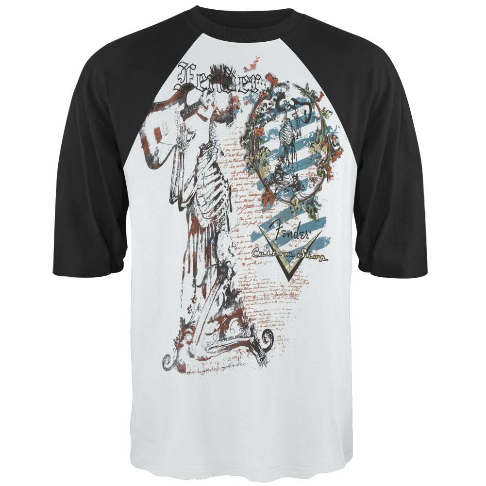 Fender - Punk Prayer Vintage 3/4 Sleeve Men's Raglans Fender LG White