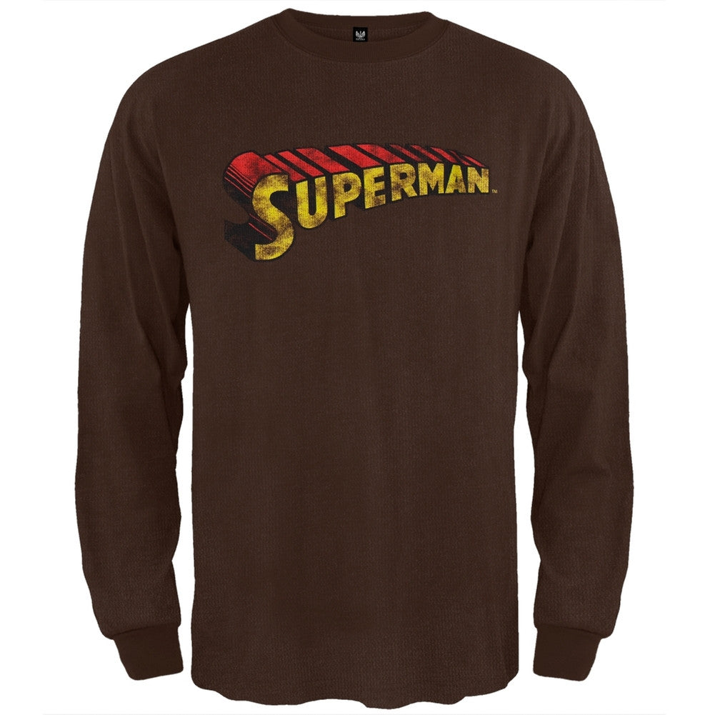 Superman - Logo Thermal Men's Thermals Superman