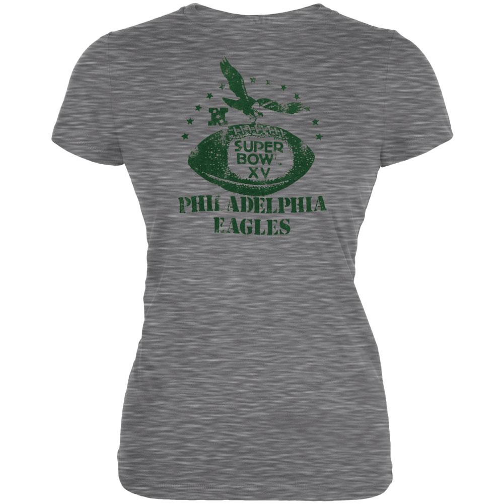 Philadelphia Eagles - Superbowl XV Juniors T-Shirt Juniors T-Shirts Philadelphia Eagles MD Grey