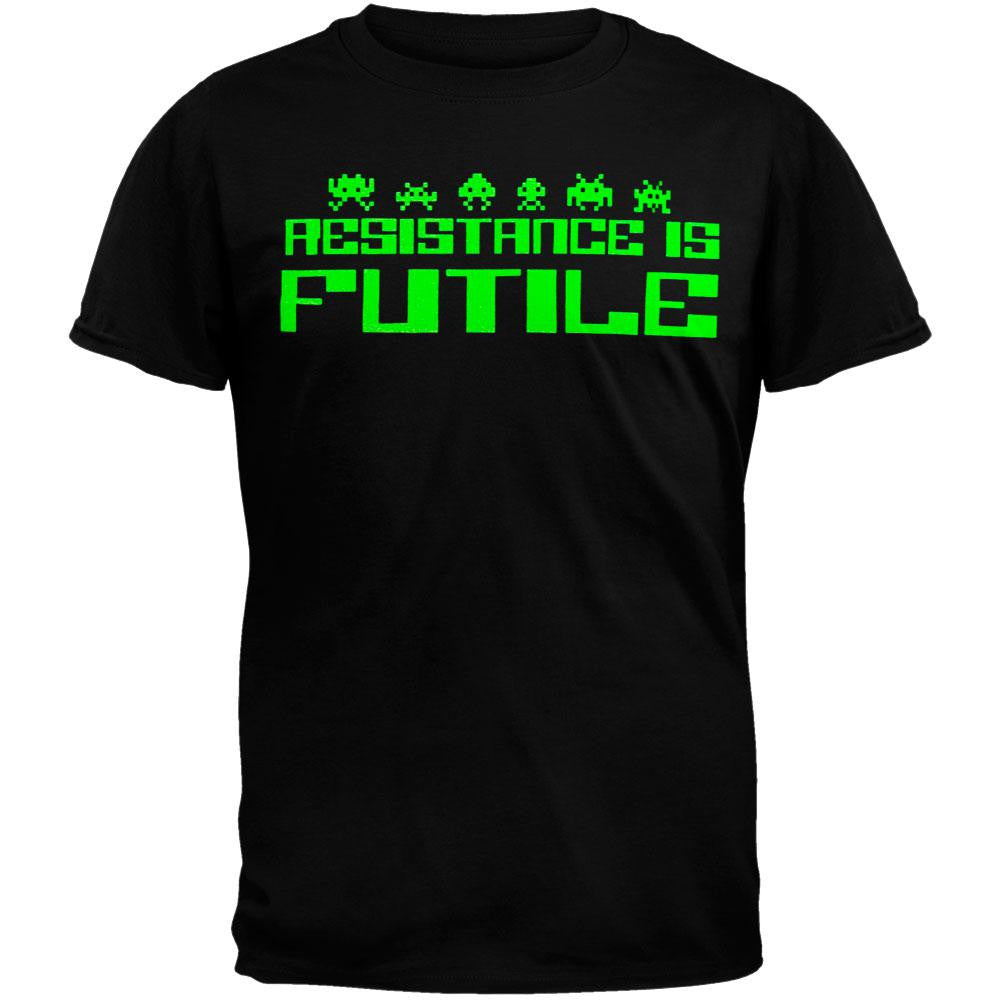 Space Invaders - Resistance T-Shirt Men's T-Shirts Space Invaders 2XL Black