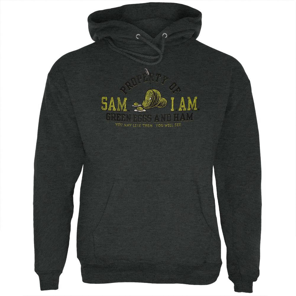 Dr. Seuss - Green Eggs Hoodie Men's Hoodies Dr. Seuss SM Grey