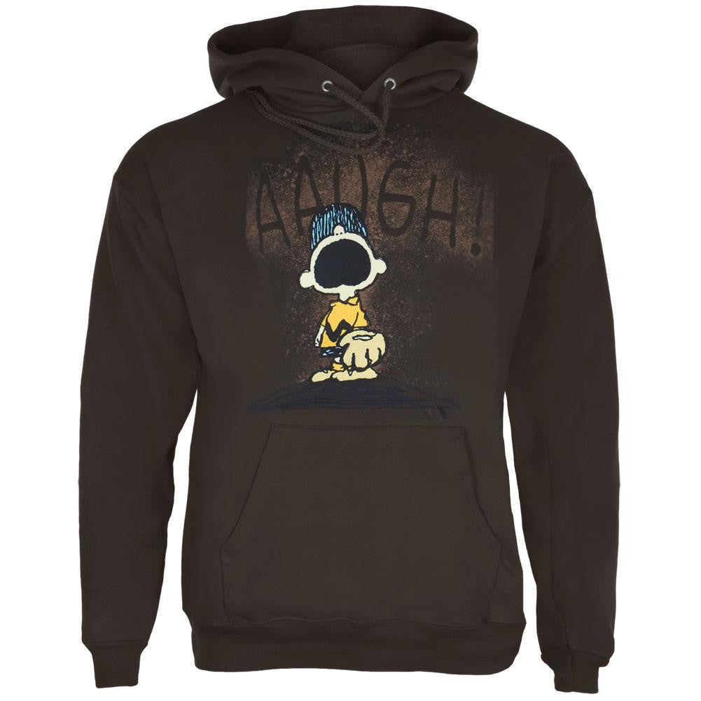 Peanuts - Augh Band Hoodie Men's Hoodies Peanuts SM Brown