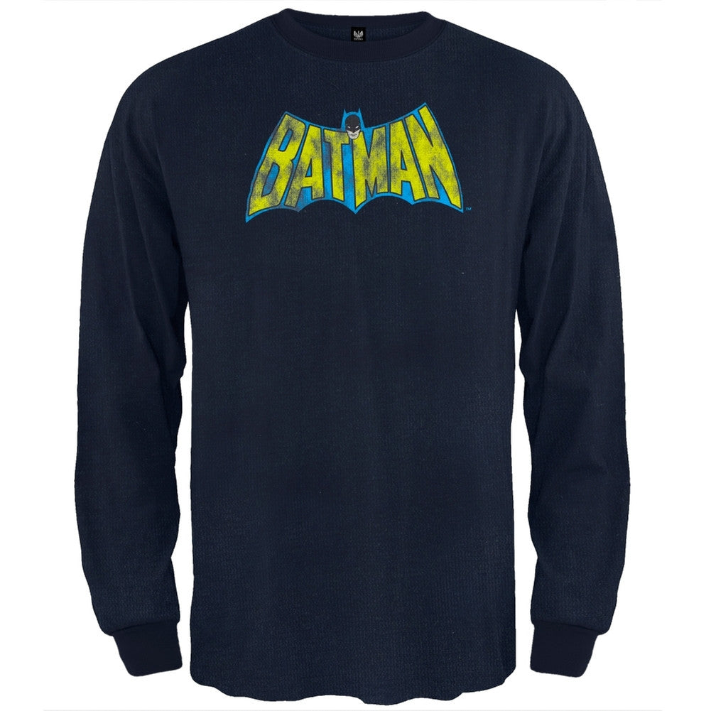 Batman - Logo Thermal Men's Thermals Batman SM Black