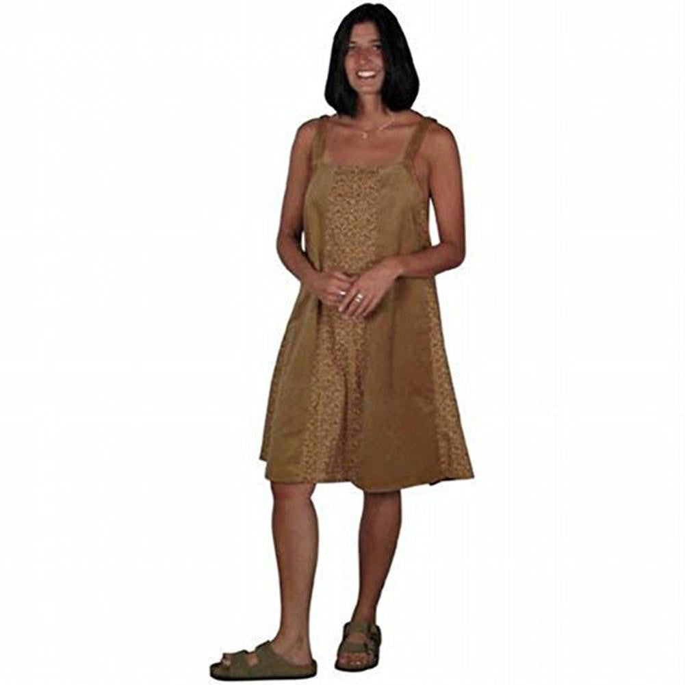 Old Glory Cord & Calico Tan Juniors Dress, Size: Small, Beige