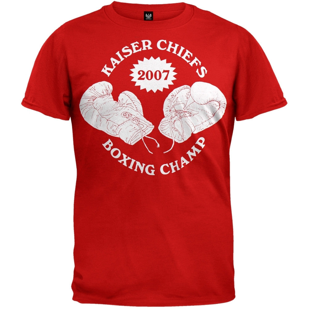 Kaiser Chiefs - Boxing Champ T-Shirt Men's T-Shirts Kaiser Chiefs SM Red