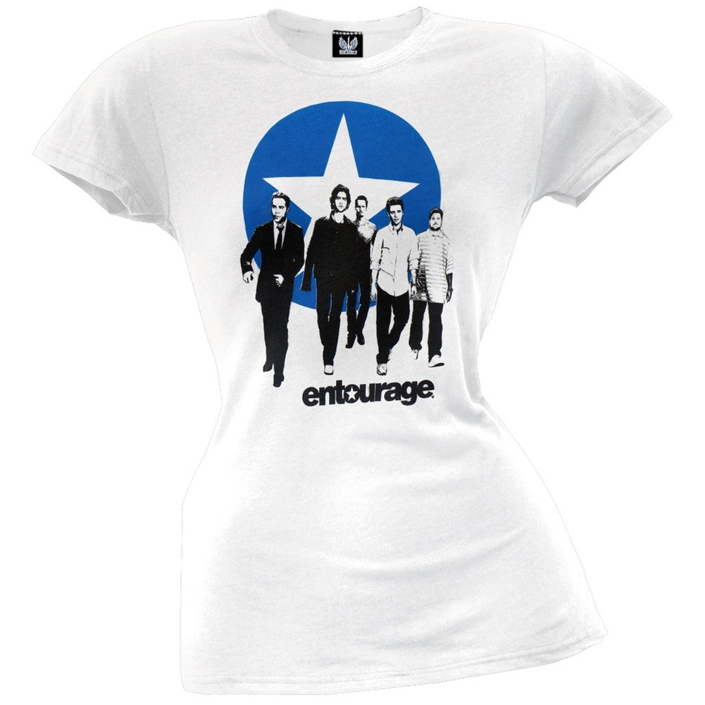 Entourage - Logo Juniors T-Shirt Juniors T-Shirts Entourage SM White