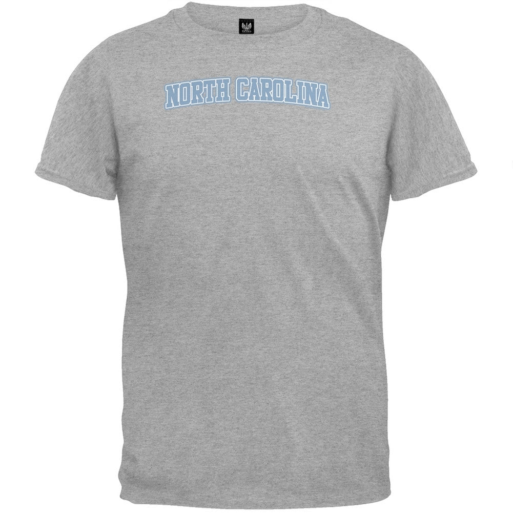 North Carolina T-Shirt Men's T-Shirts Old Glory 2XL Grey