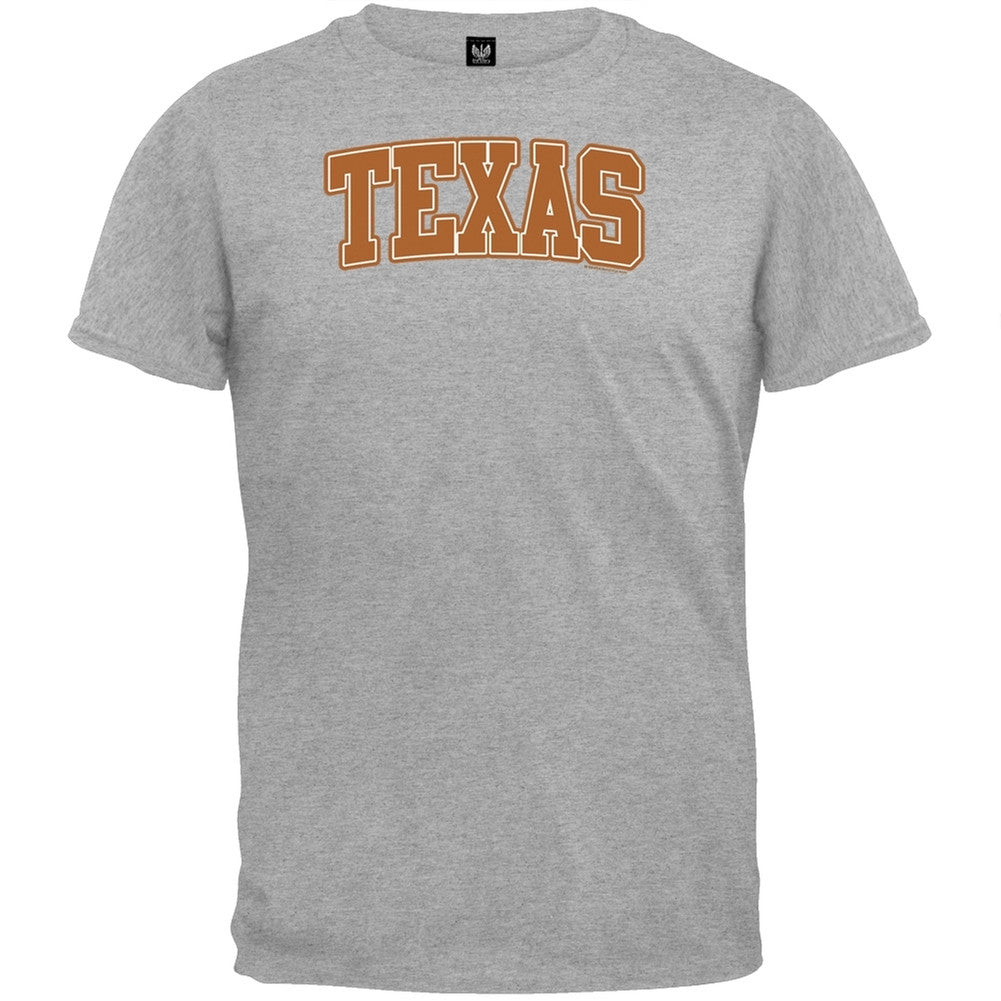 Texas T-Shirt Men's T-Shirts Old Glory 2XL Grey