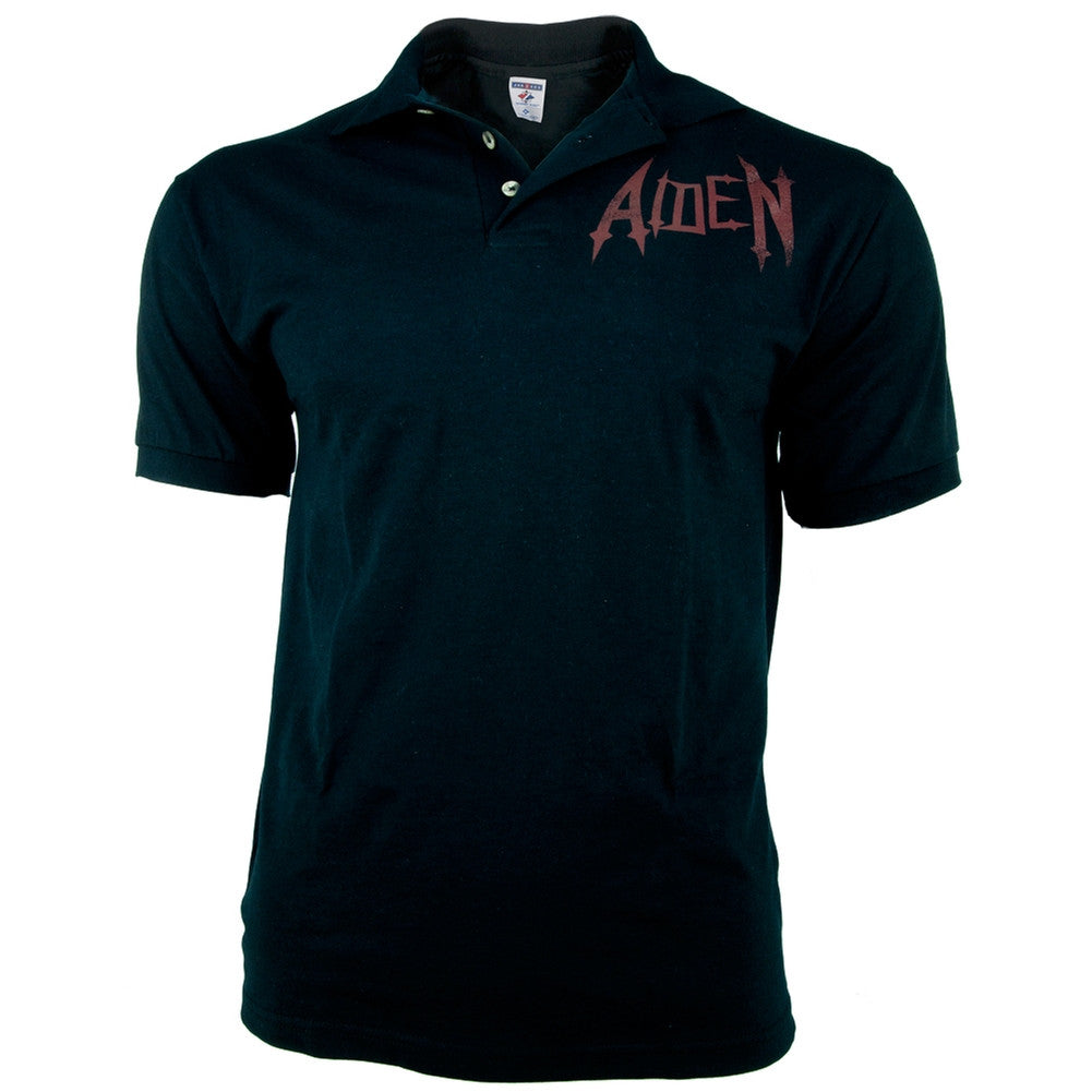 Aiden - 666 Polo Shirt Men's Polo Shirts Aiden SM Black