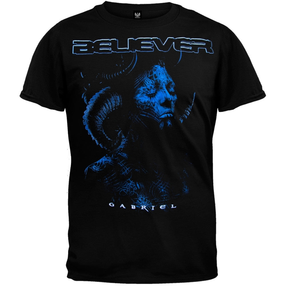 Believer - Gabriel T-Shirt Men's T-Shirts Believer SM Black