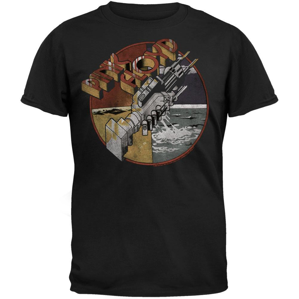 Pink Floyd - Robot Hands Soft T-Shirt Men's T-Shirts Pink Floyd SM Black