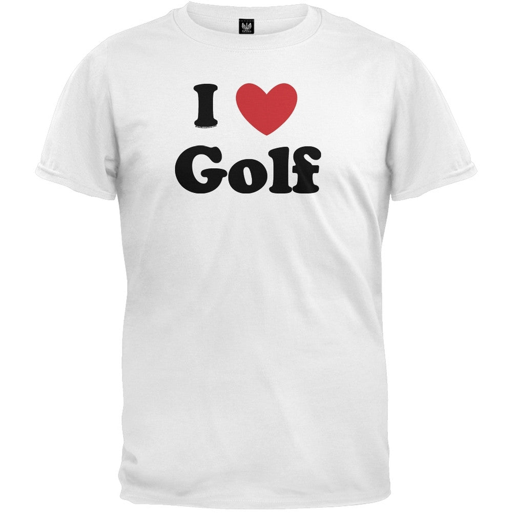 I Heart Golf T-Shirt Men's T-Shirts Old Glory