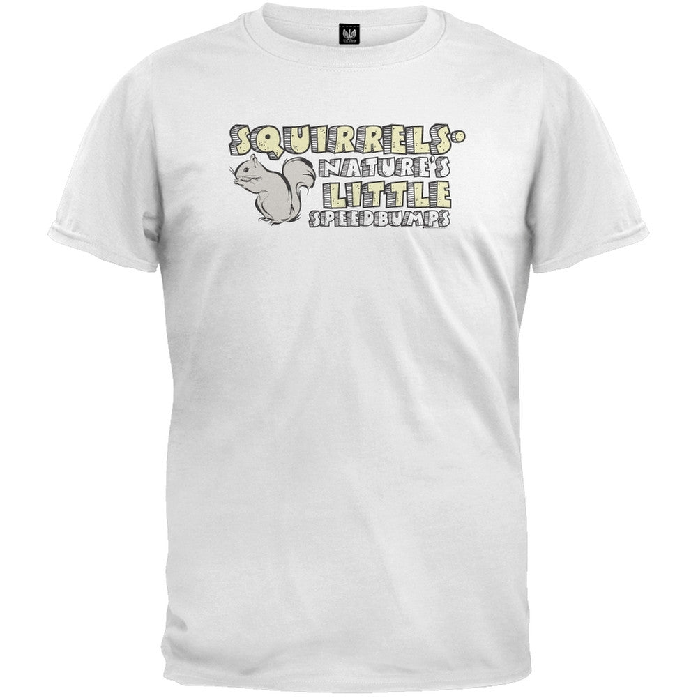 Squirrels - Nature's Little Speedbumps T-Shirt Men's T-Shirts Old Glory