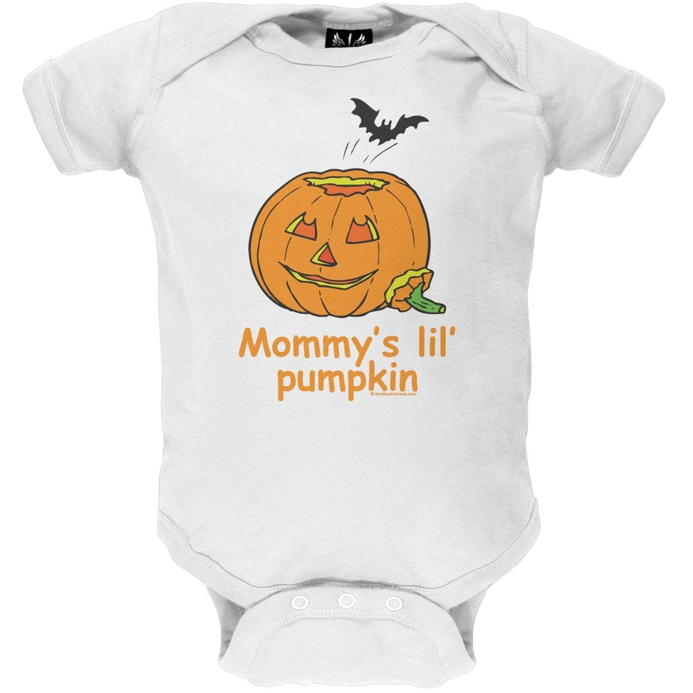 Halloween Mommy's Lil' Pumpkin Baby One Piece Baby One Piece Old Glory