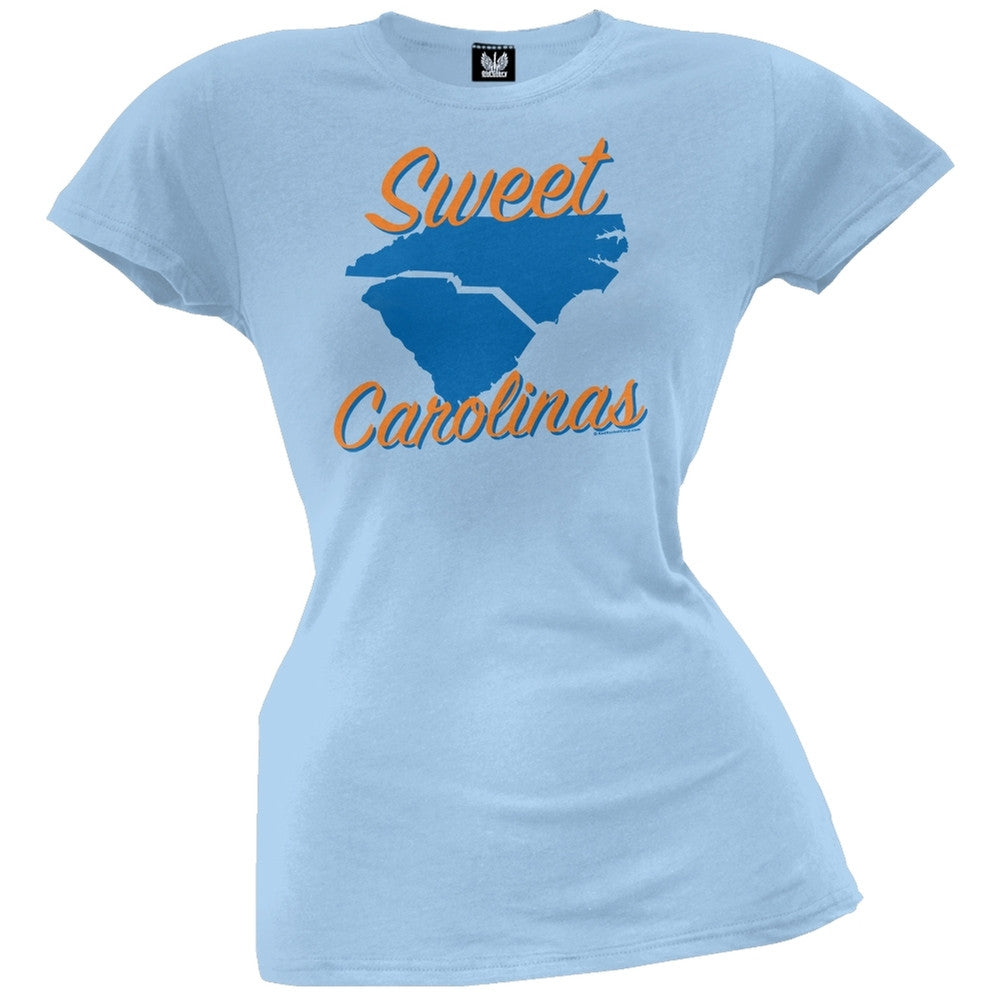 Sweet Carolinas Juniors T-Shirt Juniors T-Shirts Old Glory LG Blue
