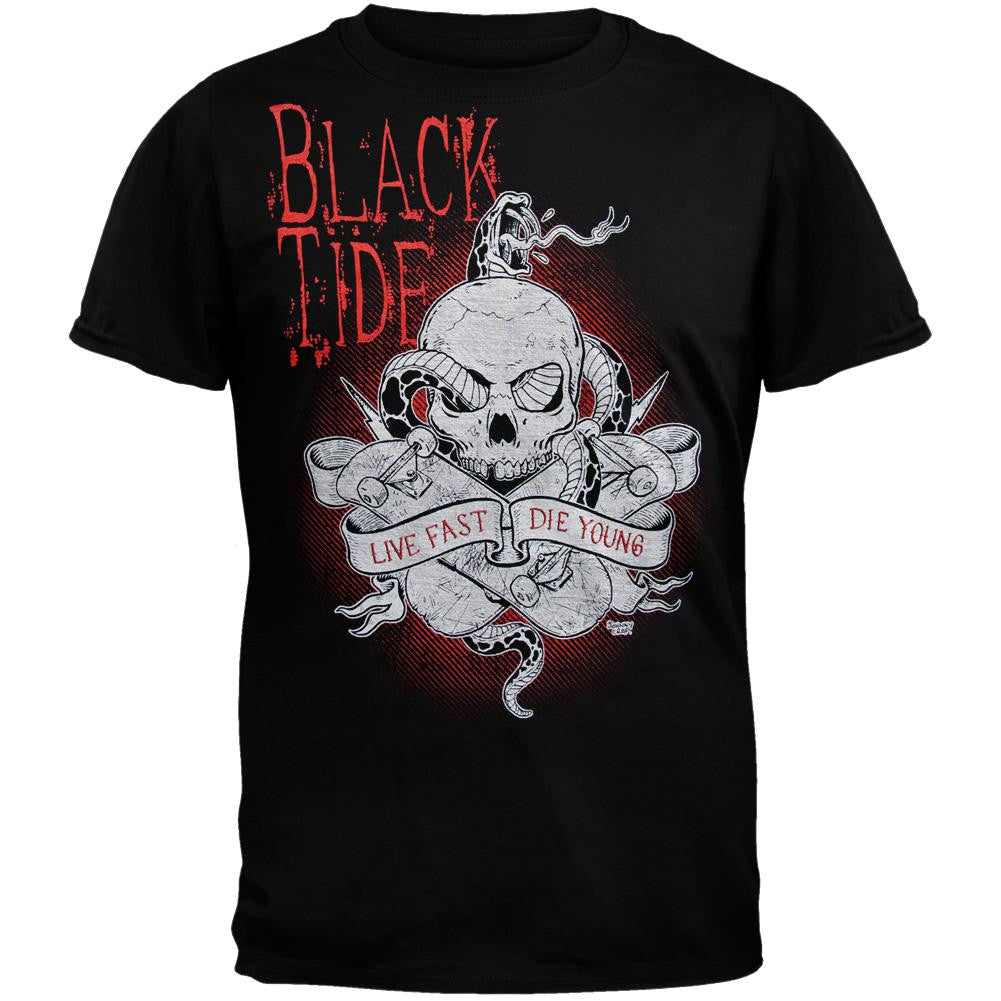Black Tide - Live Fast Die Young T-Shirt Men's T-Shirts Black Tide SM Black
