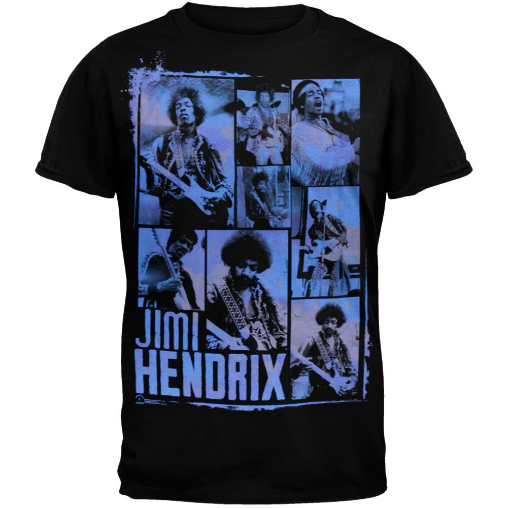 Jimi Hendrix - Boxes T-Shirt Men's T-Shirts Jimi Hendrix SM Black