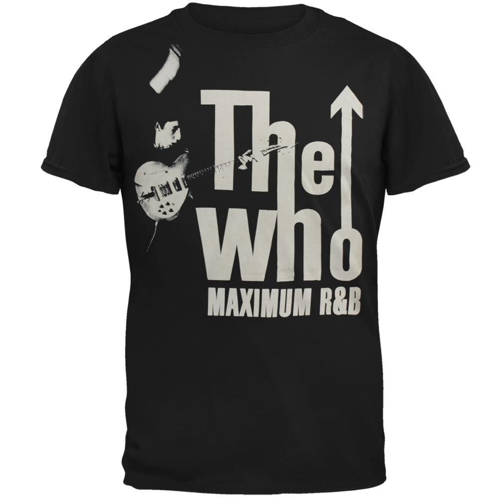 The Who - Maximum R Adult T-Shirt Men's T-Shirts The Who MD Black