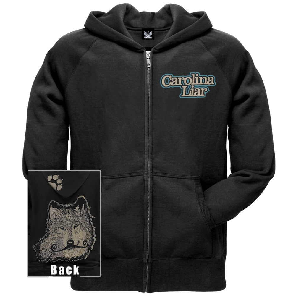 Carolina Liar - Wolf In Disguise Zip Hoodie Men's Hoodies Carolina Liar SM Black