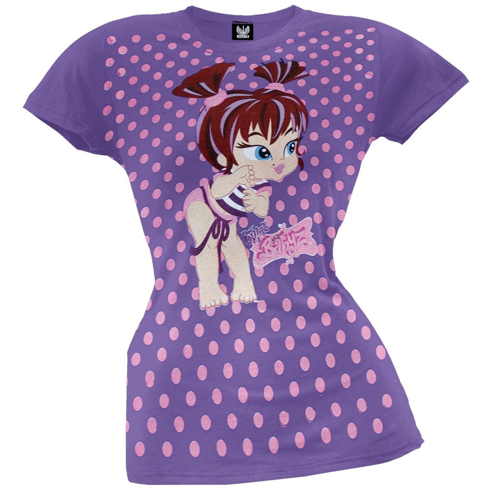Bratz - Baby Pink Dots Juvy Girls T-Shirt Juvenile T-Shirts Bratz