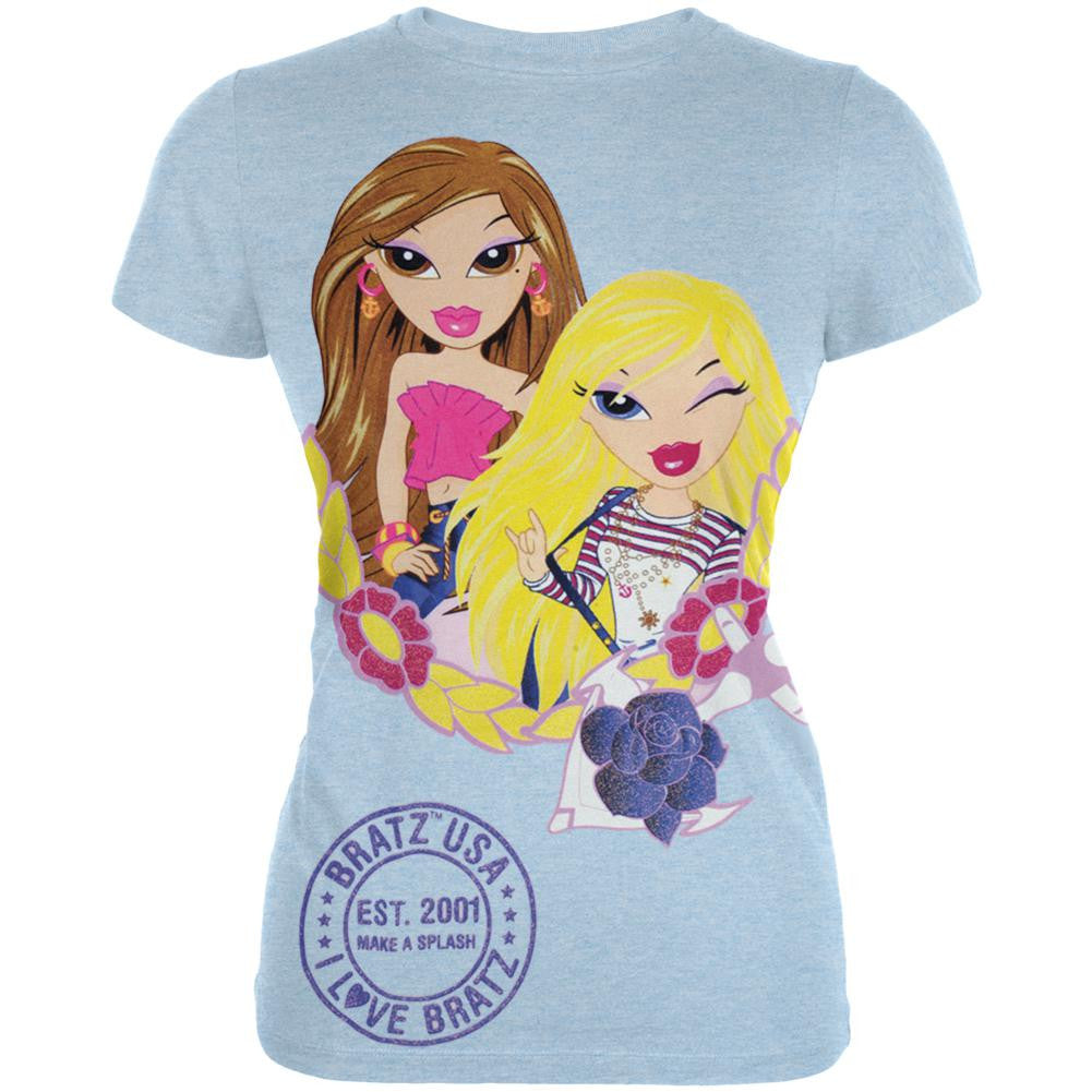 Bratz - Blue Patented Girls Juvy T-Shirt Juvenile T-Shirts Bratz