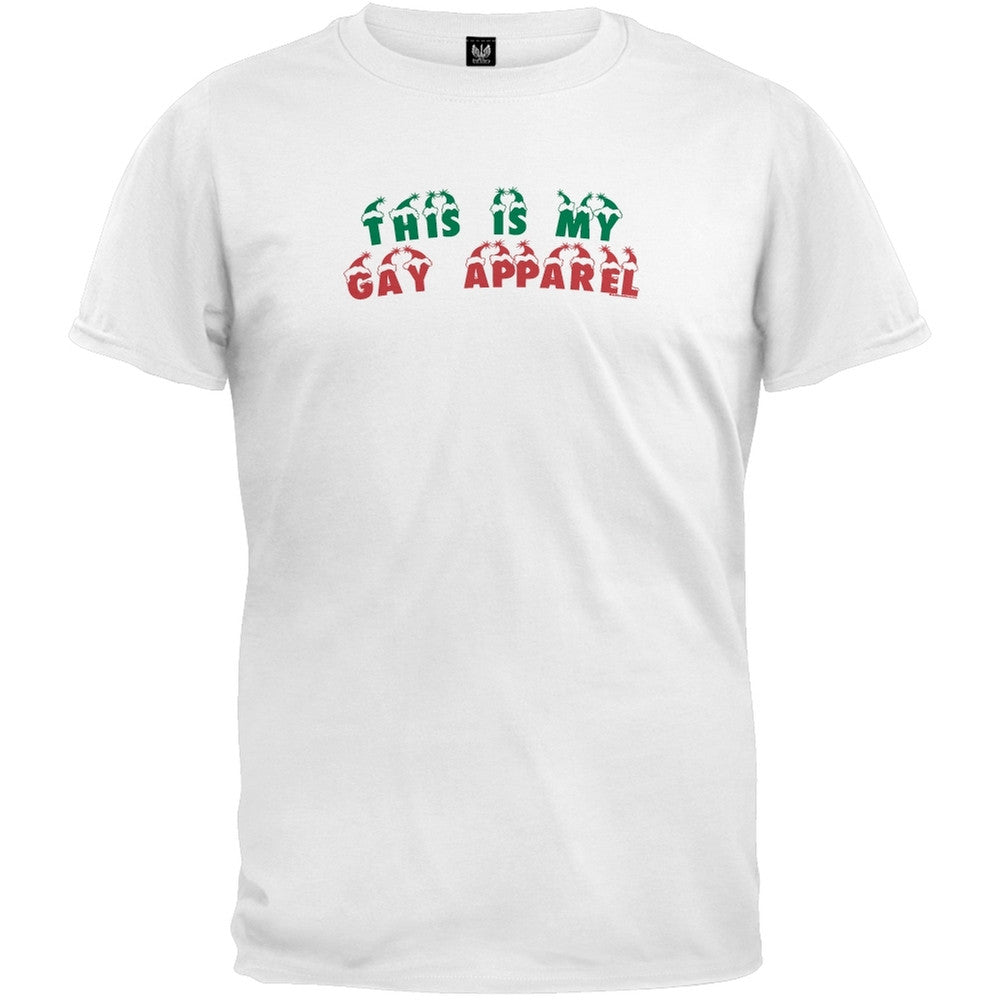 This Is My Gay Apparel T-Shirt Men's T-Shirts Old Glory 2XL White