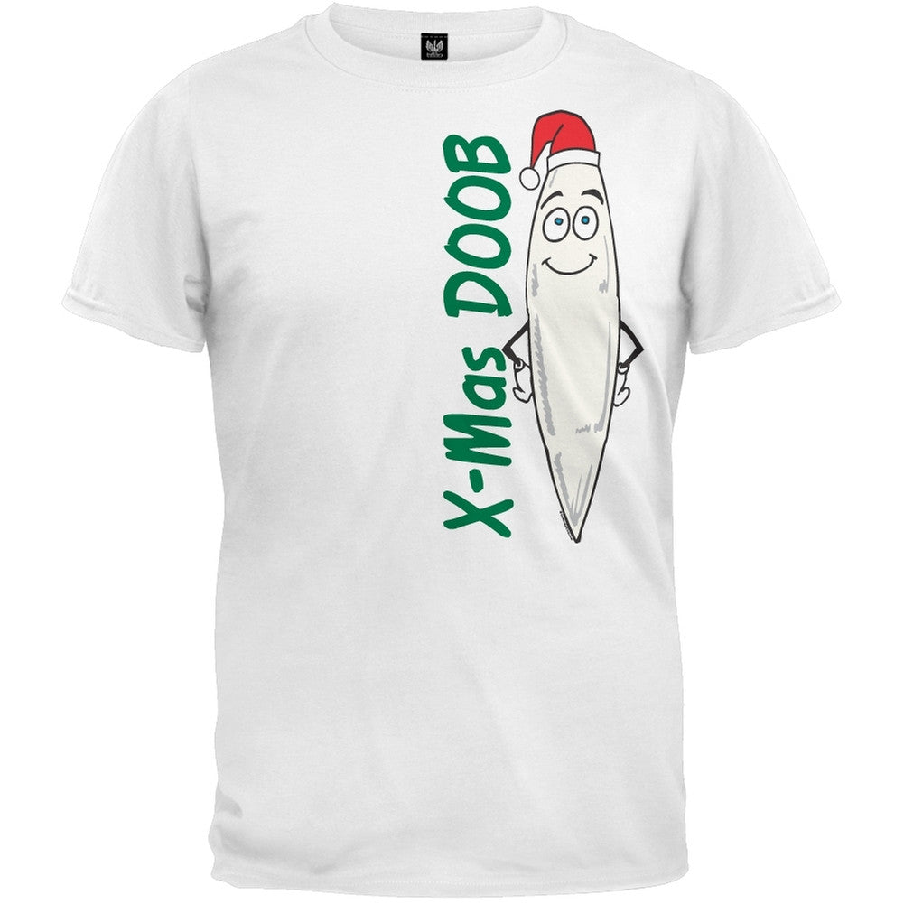 X-Mas Doob T-Shirt Men's T-Shirts Old Glory 2XL White