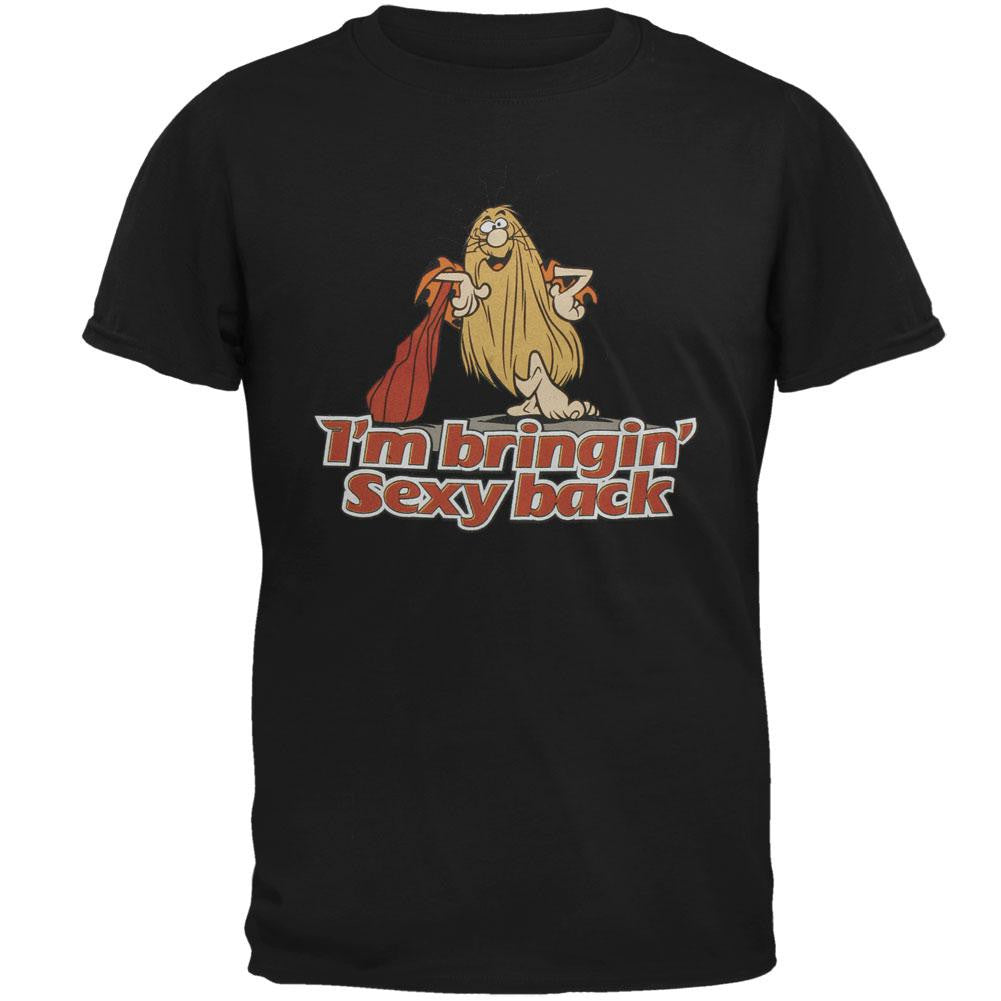Captain Caveman - Sexy Back Black T-Shirt Men's T-Shirts Captain Caveman LG Black