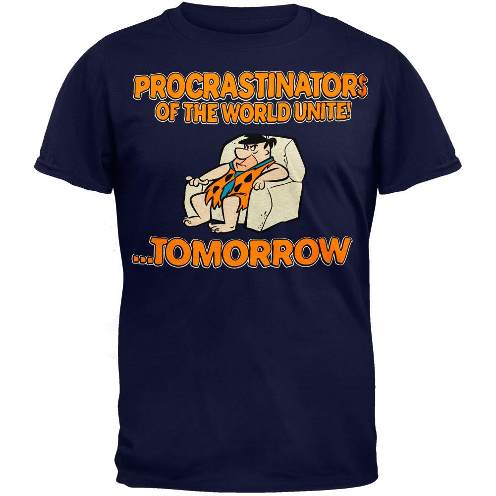 Flintstones - Tomorrow T-Shirt Men's T-Shirts Flintstones LG Blue
