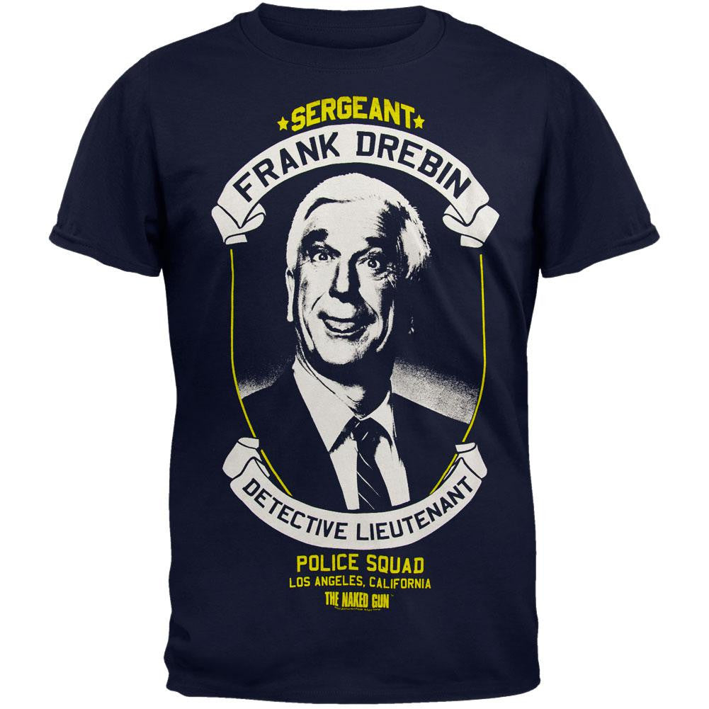 Naked Gun - Frank Drebin T-Shirt Men's T-Shirts Naked Gun 2XL Blue