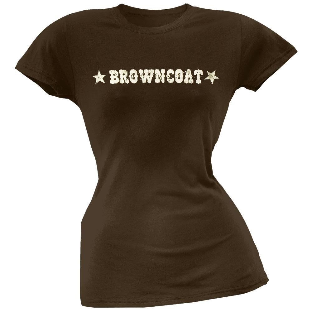 Firefly - Browncoat Juniors T-Shirt Juniors T-Shirts Firefly SM Brown
