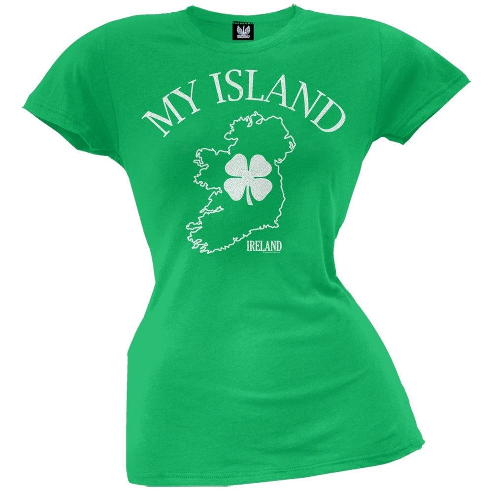 My Island Ireland Juniors T-Shirt Juniors T-Shirts Old Glory