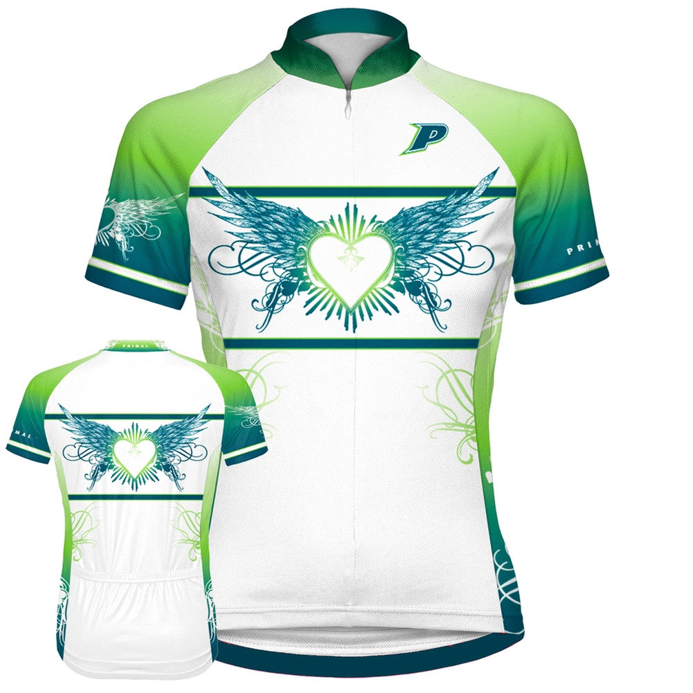 Aphrodite Womens Cycling Jersey Women's Cycling Jerseys Old Glory SM White