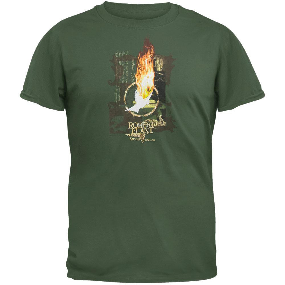 Robert Plant - Freedom T-Shirt Men's T-Shirts Robert Plant LG Green