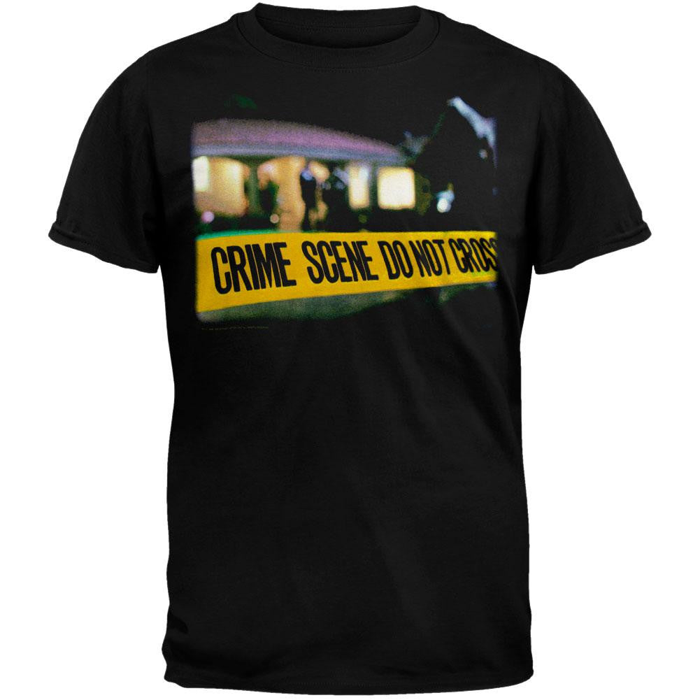 CSI - Crime Scene Tape T-Shirt Men's T-Shirts CSI SM Black