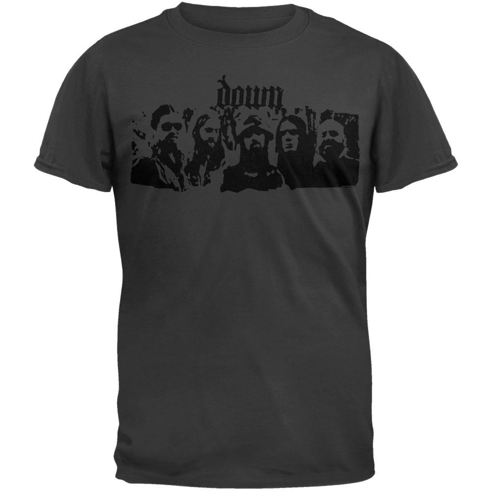 Down - High Contrast T-Shirt Men's T-Shirts Down LG Grey