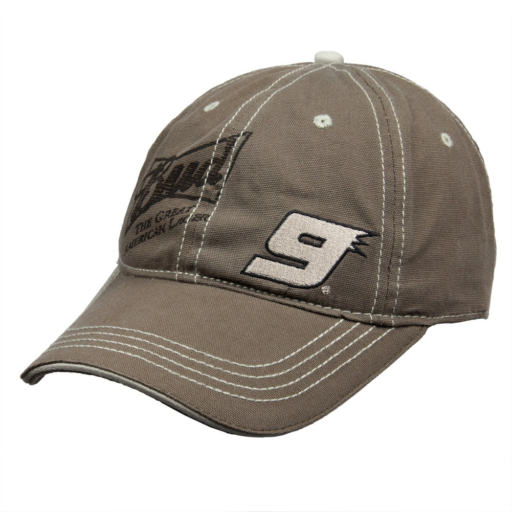 Nascar - Kasey Kahne #9 Wash Out Retro Adjustable Cap Adjustable Baseball Caps Old Glory OS Brown