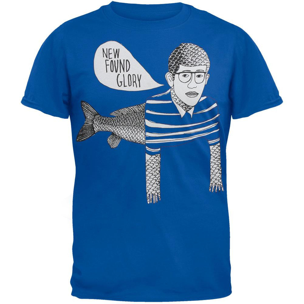 New Found Glory - Fish Boy T-Shirt Men's T-Shirts New Found Glory LG Blue