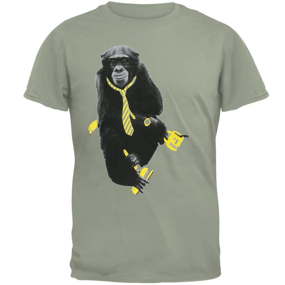New Standard - #1 Boss Monkey Soft T-Shirt Men's T-Shirts New Standard 2XL Grey