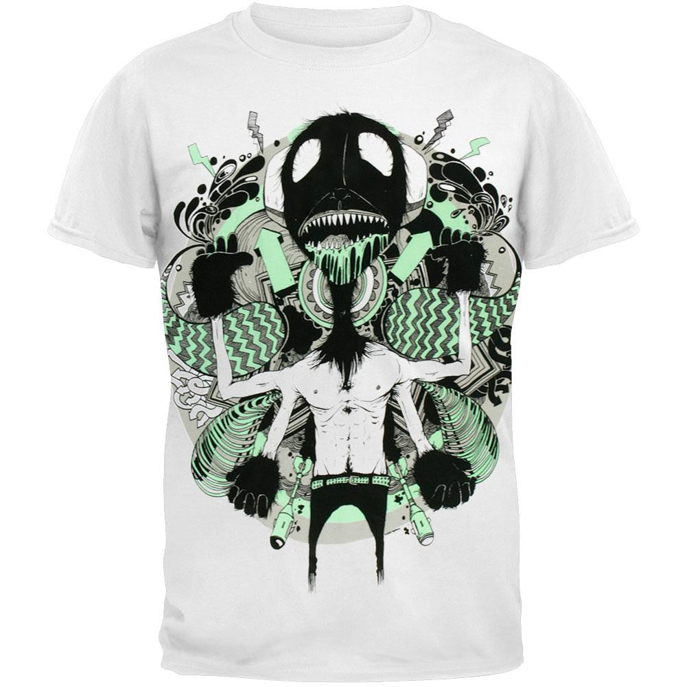 New Standard - 4 Armed Monster Soft T-Shirt Men's T-Shirts New Standard LG White
