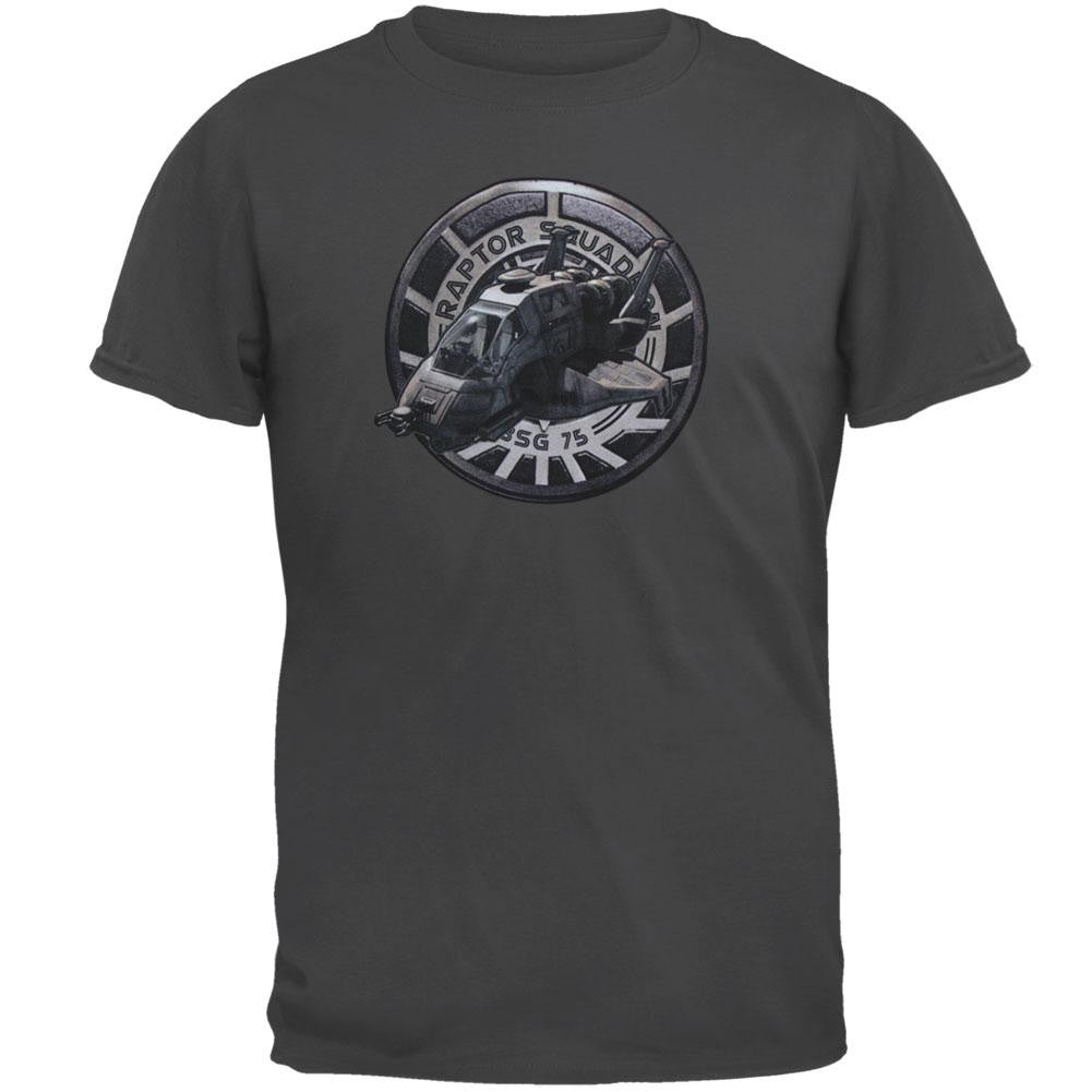 Battlestar Galactica - Raptor Squadron T-Shirt Men's T-Shirts Battlestar Galactica SM Grey