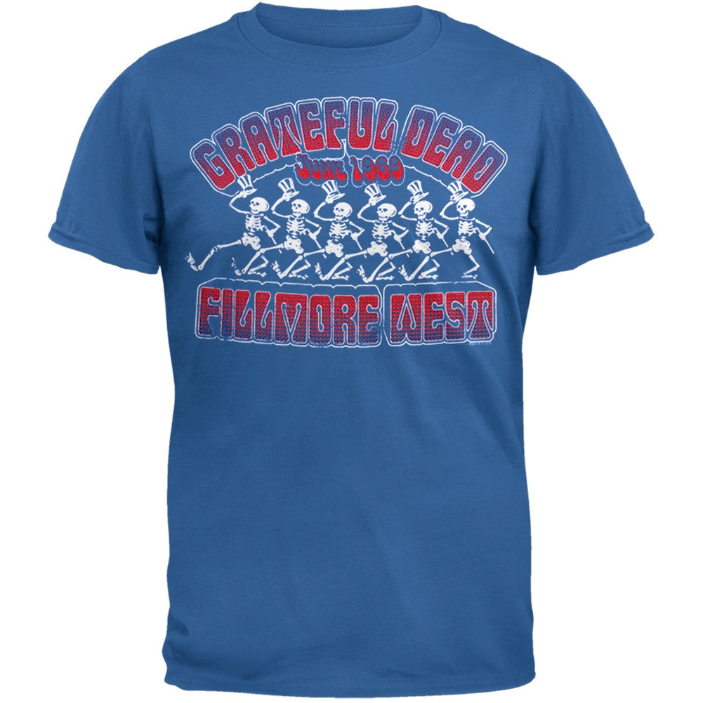 Grateful Dead - Fillmore '69 Soft T-Shirt Men's T-Shirts Grateful Dead SM Blue